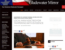 Tablet Screenshot of gladewatermirror.com